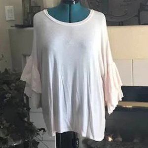 Love on a Hanger Plus Size Sheer Pink Top